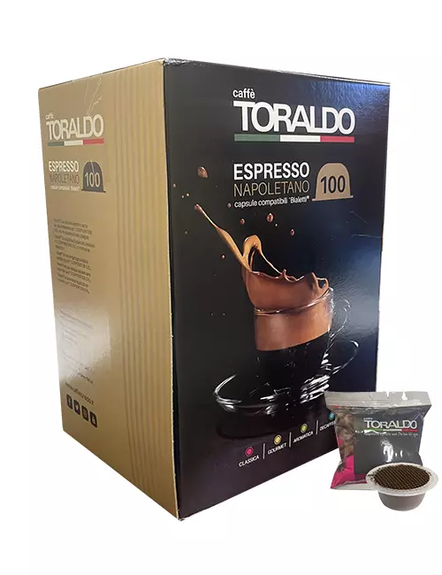 BARBARO CAPSULE COMPATIBILI BIALETTI PZ 100 CREMOSO NAPOLI