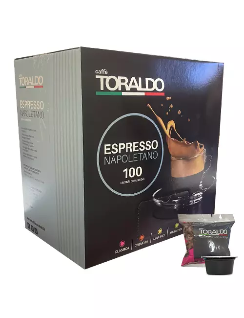 150 cialde filtrocarta ESE 44 mm caffè Toraldo miscela cremosa cremoso -  Caffè Delli Paoli by E-Coffee S.R.L.S