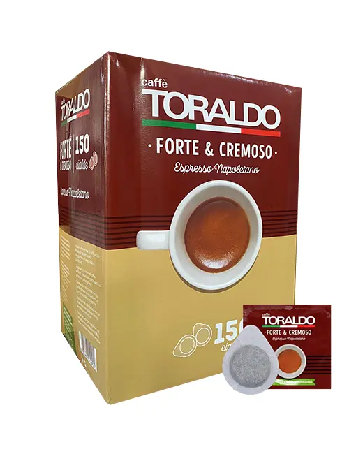1350 cialde filtrocarta ESE 44 mm caffè Toraldo miscela forte e