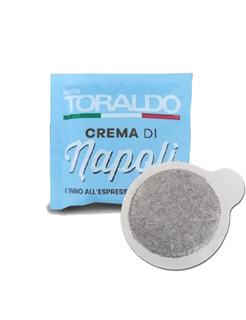 Cialde Caffè Toraldo miscela Crema di Napoli ESE 44 mm (150 Unità